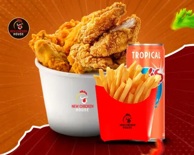 MENU MIXTE 2 (4wings + 4Tenders)