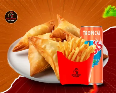 MENU SAMOSA 6 pièces